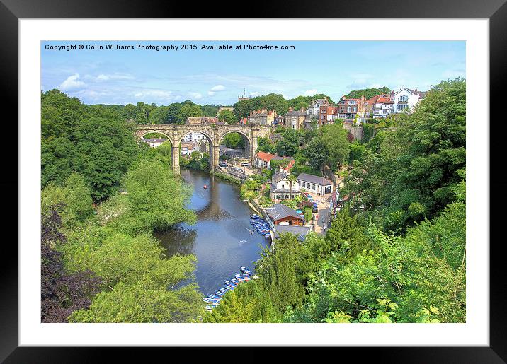  Knaresborough Summer Framed Mounted Print by Colin Williams Photography