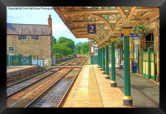  The Station  Knaresborough  Yorkshire Framed Print by Colin Williams Photography