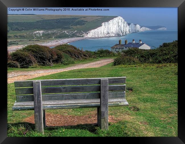  Seven Sisters The View Framed Print by Colin Williams Photography
