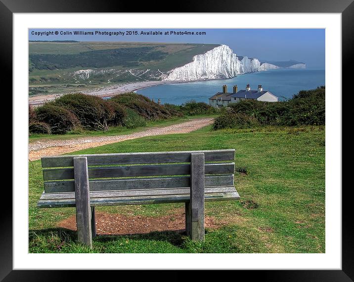  Seven Sisters The View Framed Mounted Print by Colin Williams Photography
