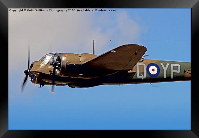  Bristol Blenheim RIAT 2015 1 Framed Print by Colin Williams Photography