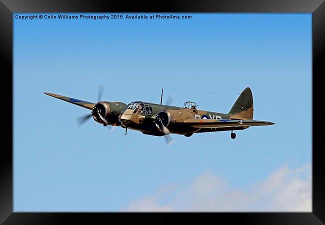  Bristol Blenheim RIAT 2015 4 Framed Print by Colin Williams Photography