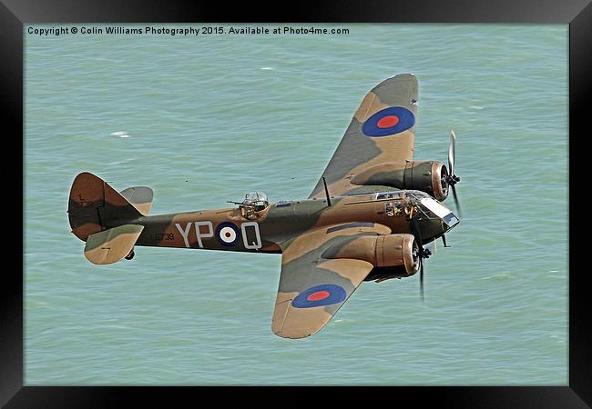   Bristol Blenheim from Beachy Head Framed Print by Colin Williams Photography