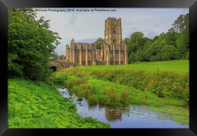   Fountains Abbey Yorkshire 2 Framed Print by Colin Williams Photography