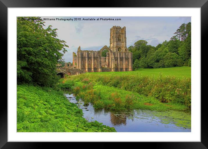   Fountains Abbey Yorkshire 2 Framed Mounted Print by Colin Williams Photography