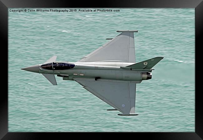  Eurofighter Typhoon - Eastbourne 1 Framed Print by Colin Williams Photography
