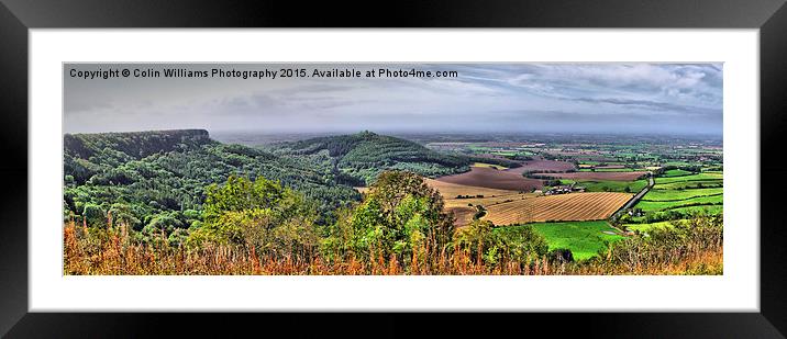  The View From Sutton Bank 1 Framed Mounted Print by Colin Williams Photography