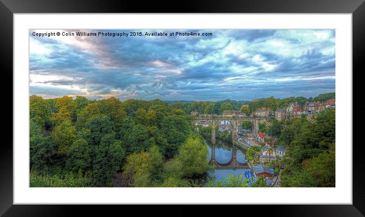  Moody Sky  Knaresborough  Yorkshire Framed Mounted Print by Colin Williams Photography
