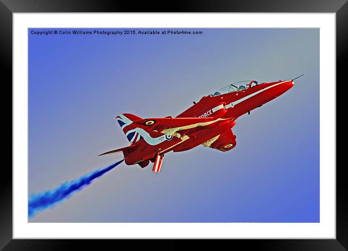    The Red Arrows Duxford 4 Framed Mounted Print by Colin Williams Photography