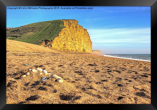 West Bay Dorset  Broadchurch 2 Framed Print by Colin Williams Photography
