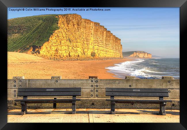 West Bay Dorset  Broadchurch 3 Framed Print by Colin Williams Photography