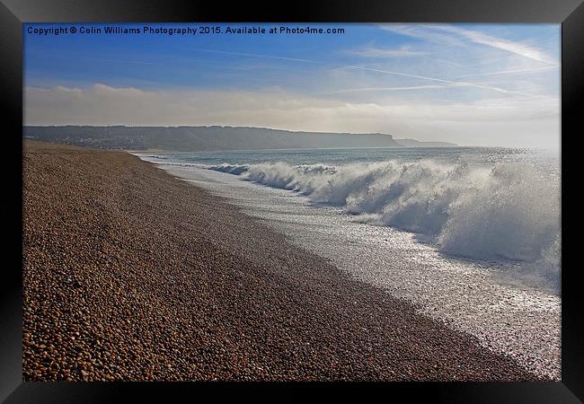   Chesil Beach Portland Dorset 2 Framed Print by Colin Williams Photography
