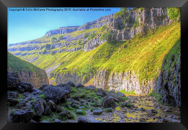   Gordale Scar 4 Framed Print by Colin Williams Photography