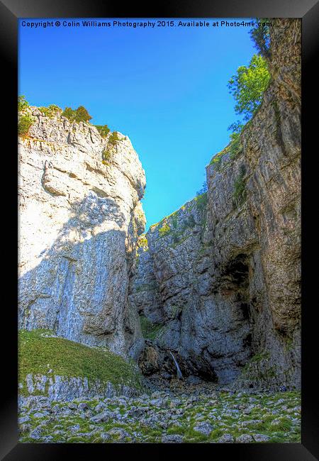    Gordale Scar 5 Framed Print by Colin Williams Photography