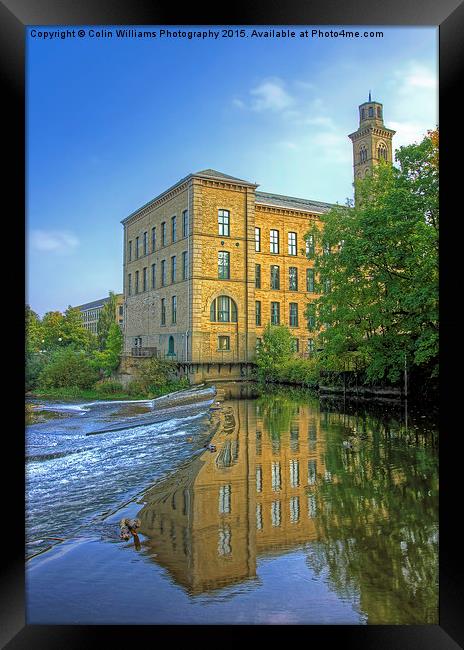  Salts Mill 2 Framed Print by Colin Williams Photography