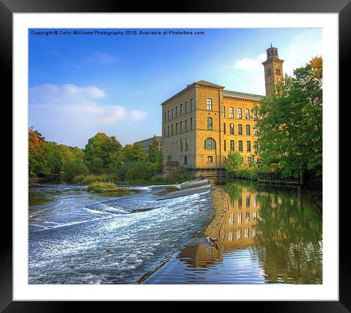  Salts Mill 3 Framed Mounted Print by Colin Williams Photography