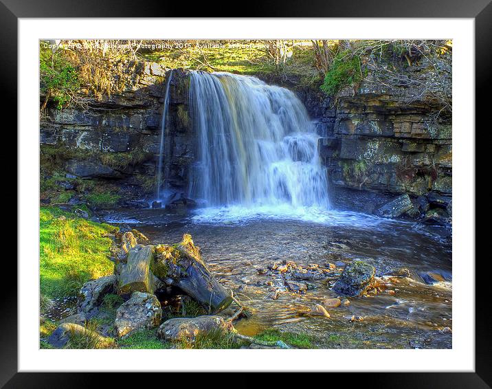  East Gill Force, Keld, Yorkshire Dales Framed Mounted Print by Colin Williams Photography