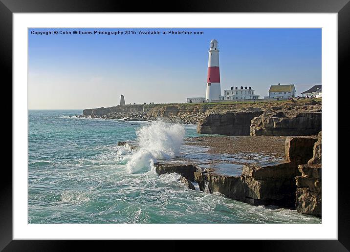  Portland Bill 1 Framed Mounted Print by Colin Williams Photography