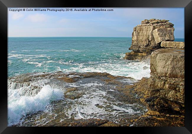  Pulpit Rock Portland Bill 2 Framed Print by Colin Williams Photography
