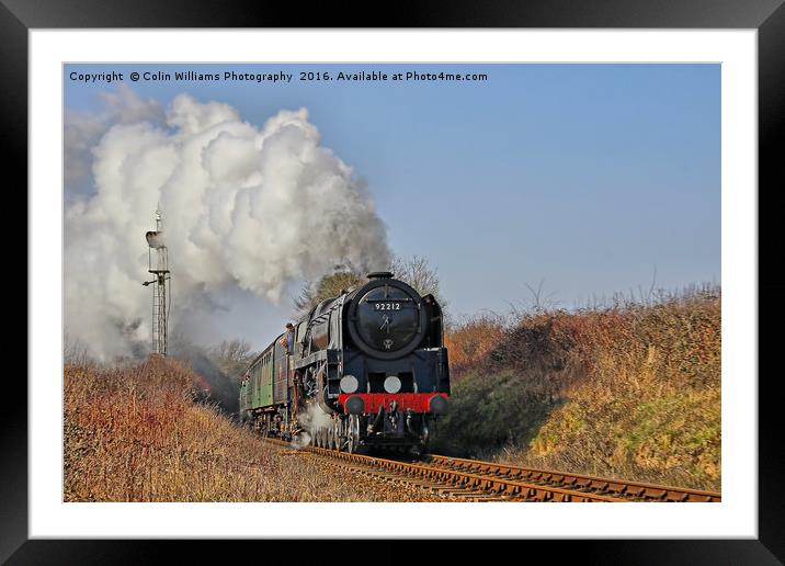 92212 Approaches Ropley 1 Framed Mounted Print by Colin Williams Photography