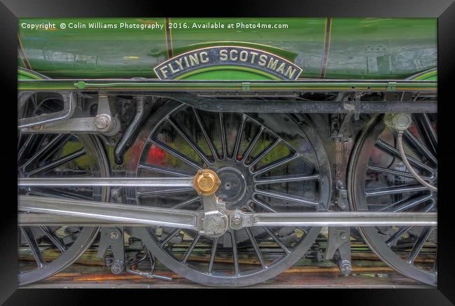 The Return Of The Flying Scotsman 1 Framed Print by Colin Williams Photography