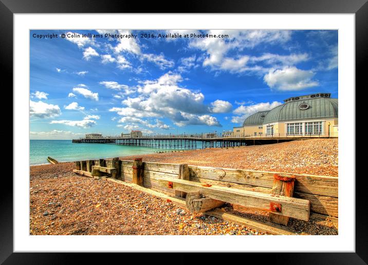 Worthing Pier 2 Framed Mounted Print by Colin Williams Photography