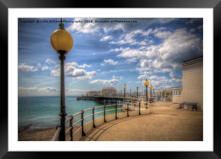 Worthing Pier 3 Framed Mounted Print by Colin Williams Photography