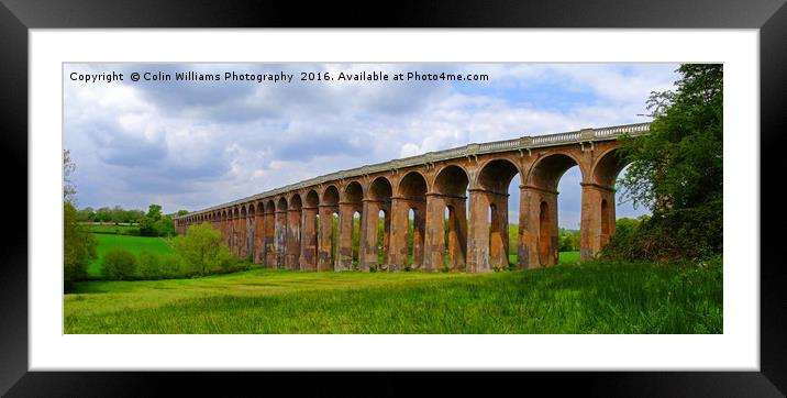 Balcombe Viaduct Pierced Piers 2 Framed Mounted Print by Colin Williams Photography