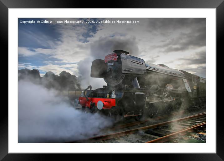 The Return Of The Flying Scotsman NRM Shildon 2 Framed Mounted Print by Colin Williams Photography
