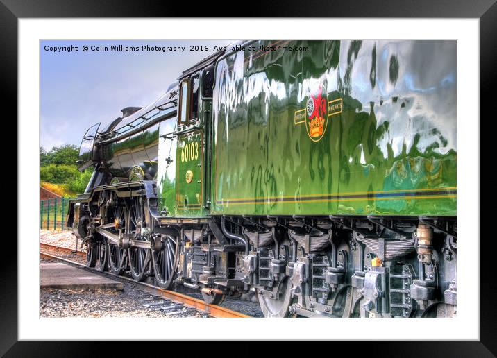 The Return Of The Flying Scotsman NRM Shildon 3 Framed Mounted Print by Colin Williams Photography