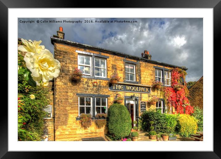 The Woolpack Emmerdale 1 Framed Mounted Print by Colin Williams Photography