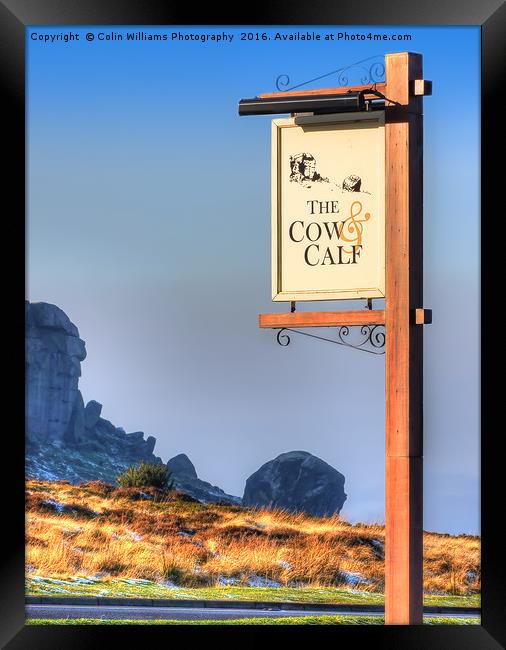 The Cow And Calf  Ilkley Framed Print by Colin Williams Photography