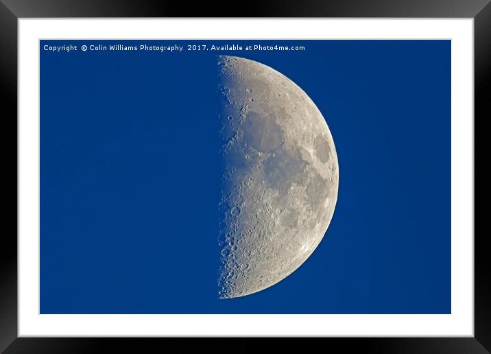 Blue Moon  Framed Mounted Print by Colin Williams Photography