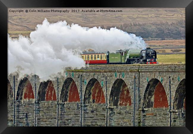 Tornado At The Ribblehead Viaduct - 2 Framed Print by Colin Williams Photography