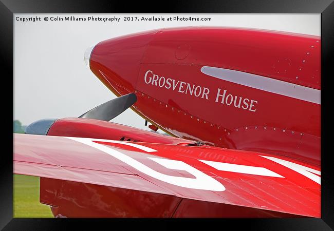 The Shuttleworth DH88 COMET - 2 Framed Print by Colin Williams Photography