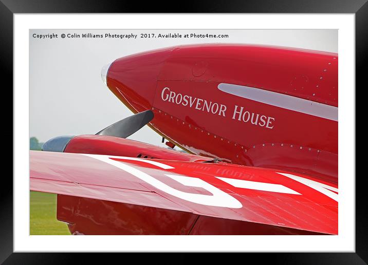 The Shuttleworth DH88 COMET - 2 Framed Mounted Print by Colin Williams Photography