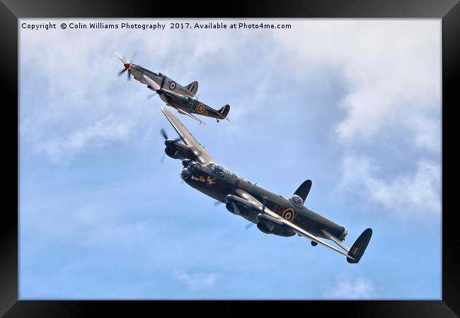 The Battle Of Britain Memorial Flight - RIAT 1 Framed Print by Colin Williams Photography