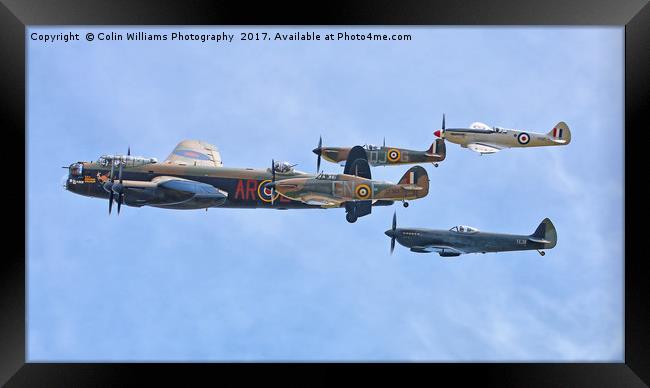 The Battle Of Britain Memorial Flight - RIAT 2 Framed Print by Colin Williams Photography