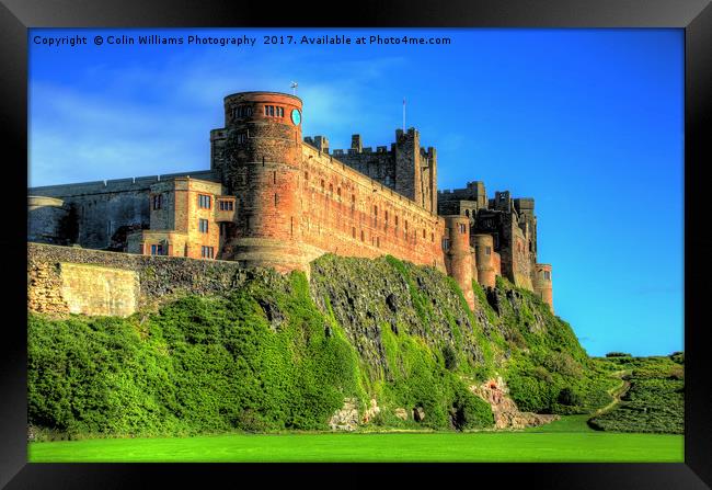 Bamburgh Castle 3 Framed Print by Colin Williams Photography