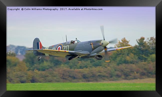 Spitfire Duxford 2017 Framed Print by Colin Williams Photography
