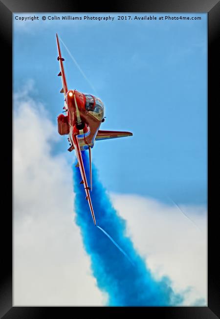 The Red Arrows At RIAT 2017 - 2 Framed Print by Colin Williams Photography