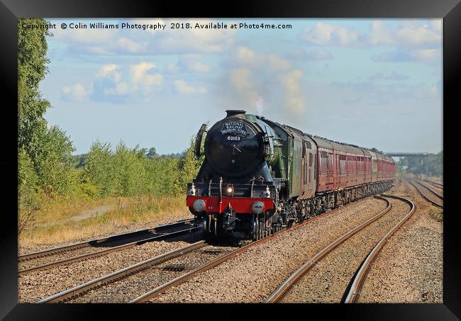 The Flying Scotsman At Church Fenton 1 Framed Print by Colin Williams Photography