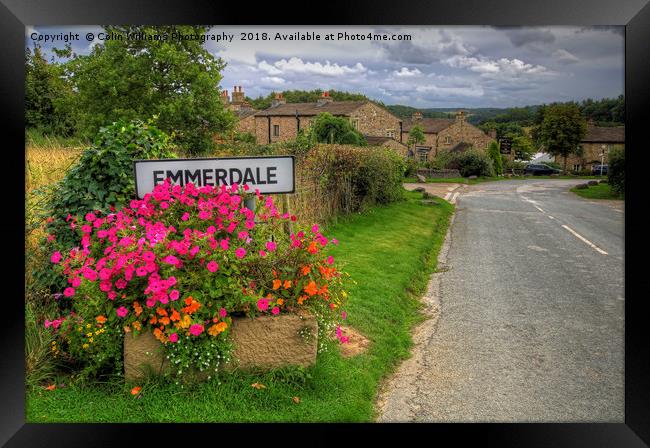 Welcome to Emmerdale Framed Print by Colin Williams Photography