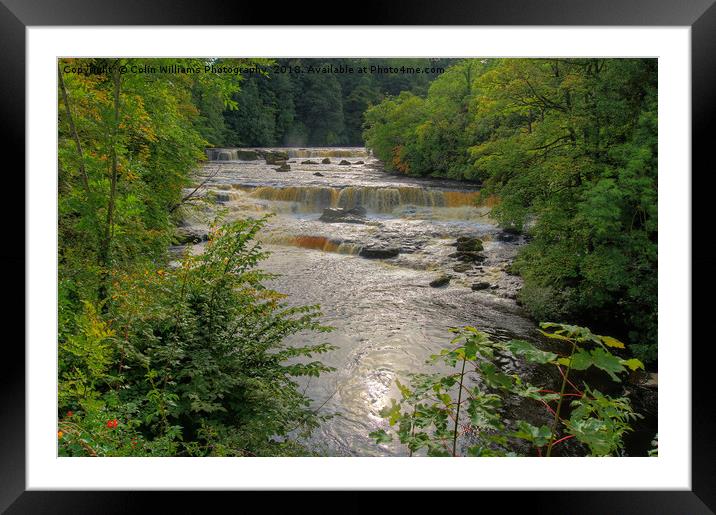 Upper Falls Aysgarth 2018 - 2 Framed Mounted Print by Colin Williams Photography