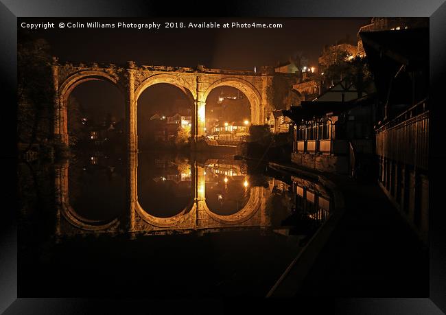 Night at  Knaresborough 6 Framed Print by Colin Williams Photography
