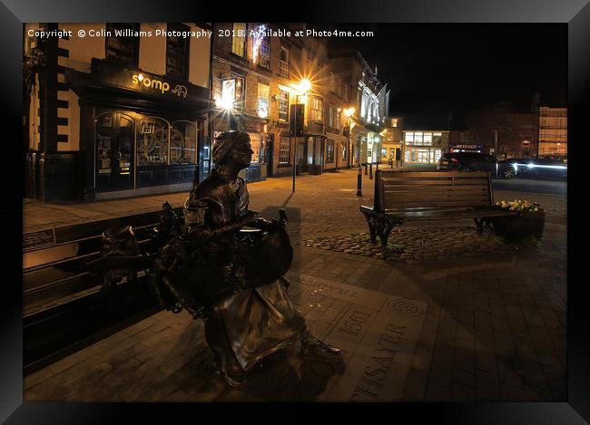 Night at  Knaresborough Mother Shipton Framed Print by Colin Williams Photography
