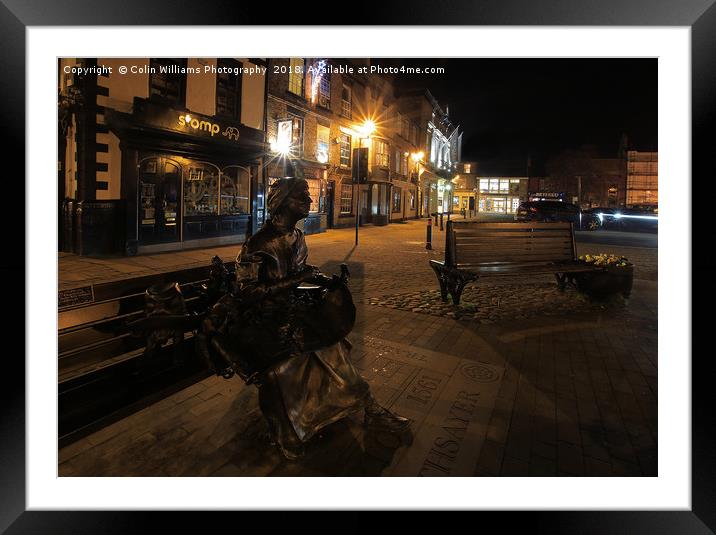 Night at  Knaresborough Mother Shipton Framed Mounted Print by Colin Williams Photography