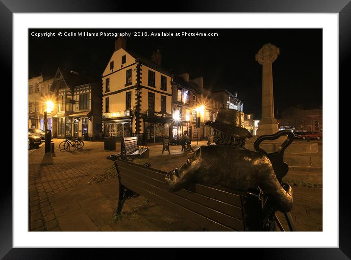 Night at  Knaresborough Blind Jack Framed Mounted Print by Colin Williams Photography