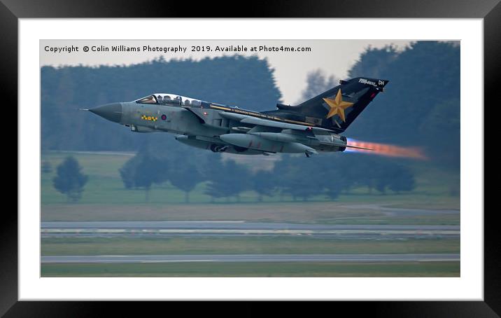 The Tornado Retires 1 Framed Mounted Print by Colin Williams Photography