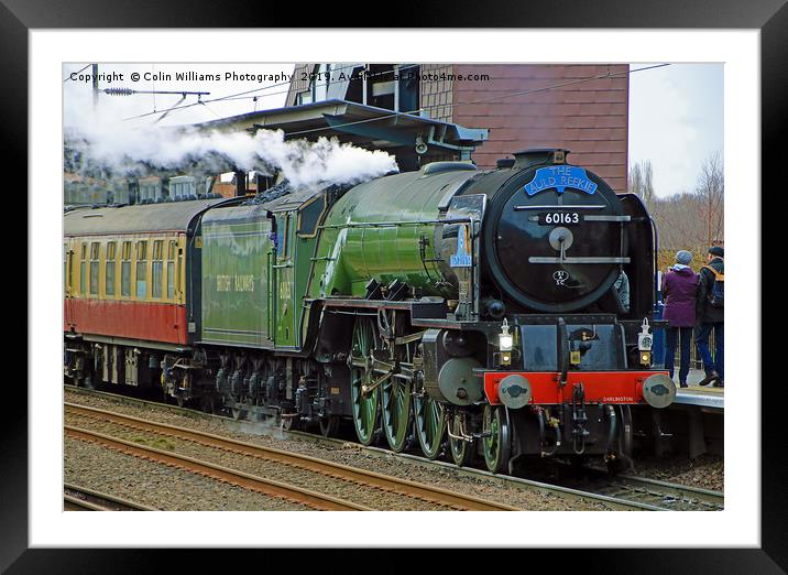 Tornado 60163 At Westfield Westgate 03.03.2019 Framed Mounted Print by Colin Williams Photography